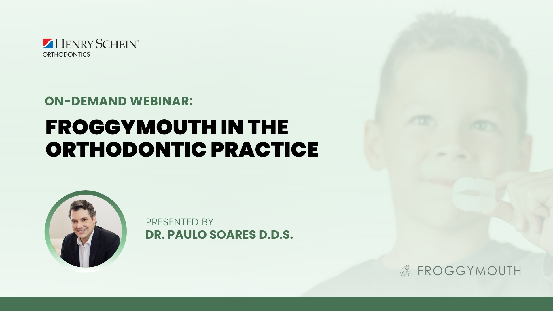 Froggymouth in the Orthodontic Practice - Clinical Webinar with Dr. Soares